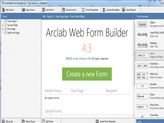 Arclab Web Form Builder Screenshot 1