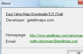 Easy Yahoo Maps Downloader Screenshot 1