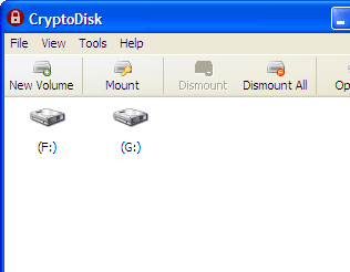 CryptoDisk Screenshot 1