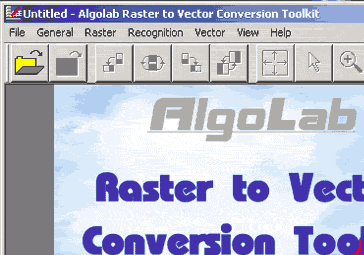Algolab Raster to Vector Conversion CAD/GIS SDK Screenshot 1