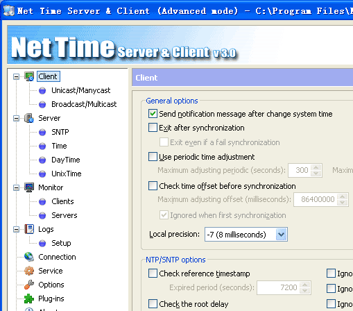 NetTime Server & Client Screenshot 1