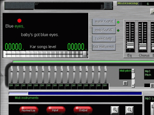 Microsing karaoke recorder Screenshot 1