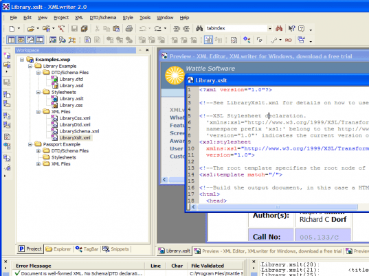 XMLwriter XML Editor Screenshot 1