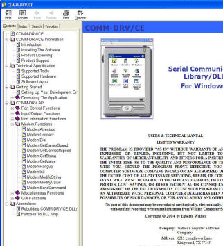 COMM-DRV/CE Standard Edition Screenshot 1