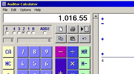 Auditor Calculator Screenshot 1