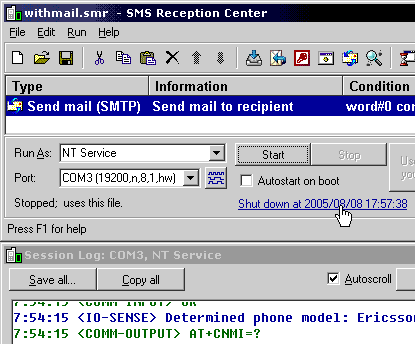 SMS Reception Center Screenshot 1