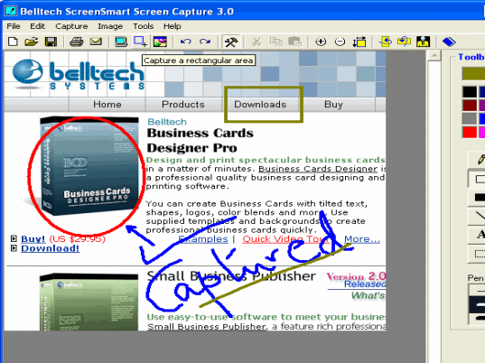 Belltech ScreenSmart Screen Capture Screenshot 1