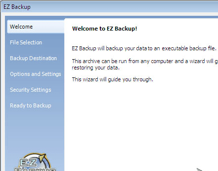 EZ Palm Backup Basic Screenshot 1