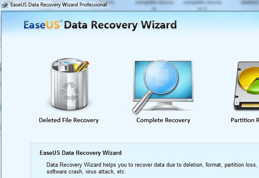 EASEUS Data Recovery Wizard Professional Screenshot 1