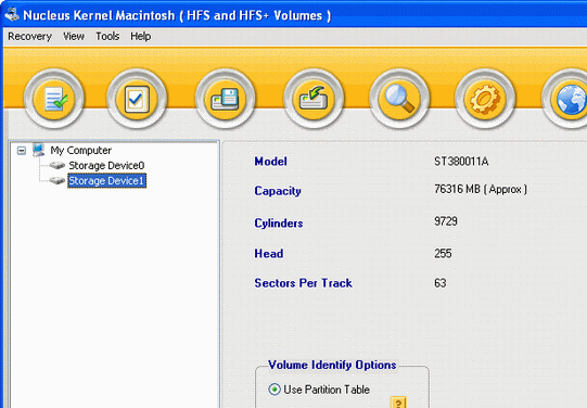 Nucleus Mac Data Recovery Software Screenshot 1