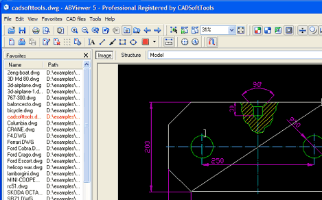 2D/3D CAD Viewer: DXF DWG PLT CGM SVG Screenshot 1