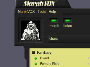 Fantasy Voices - MorphVOX Add-on Screenshot 1