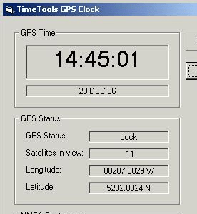 GPS Clock Screenshot 1