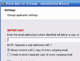 Silent Mail Monitor Outlook Add-in Screenshot 1