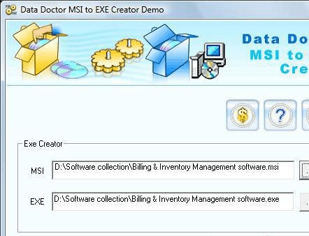 MSI to EXE Converter Software Screenshot 1