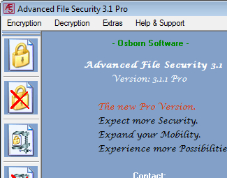 Advanced File Security Pro Screenshot 1