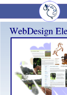 Horse and Equestrian Web Elements Screenshot 1