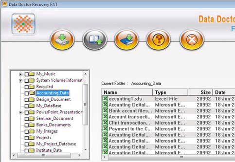 Data Doctor Recovery FAT Partition Screenshot 1