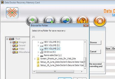 Data Recovery Doctor Memory Card Screenshot 1