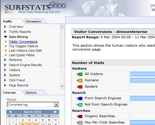 SurfStatsLive Enterprise Edition Screenshot 1
