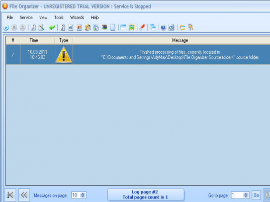 File Organizer Screenshot 1