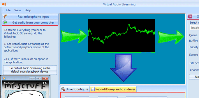 Virtual Audio Streaming Screenshot 1