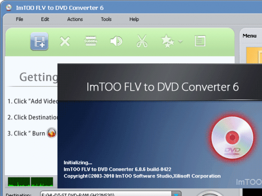 ImTOO YouTube to DVD Converter Screenshot 1