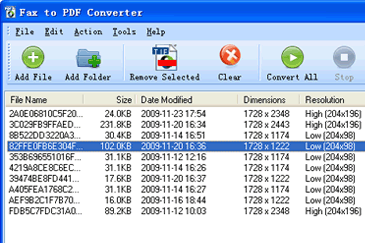 fax2pdf Screenshot 1