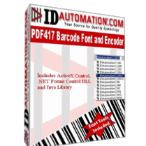 IDAutomation PDF417 Font and Encoder Screenshot 1