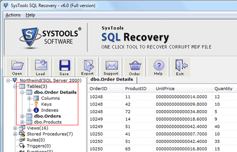 Microsoft SQL Recovery Screenshot 1