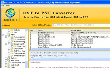 OST 2 PST Freeware Screenshot 1