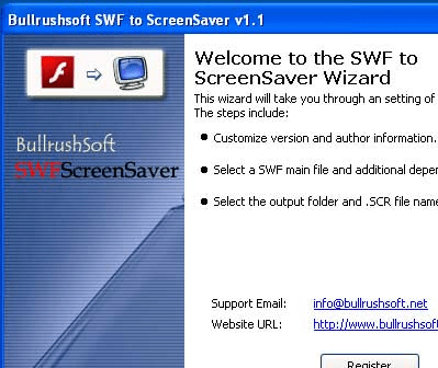 Bullrushsoft SWF ScreenSaver Screenshot 1