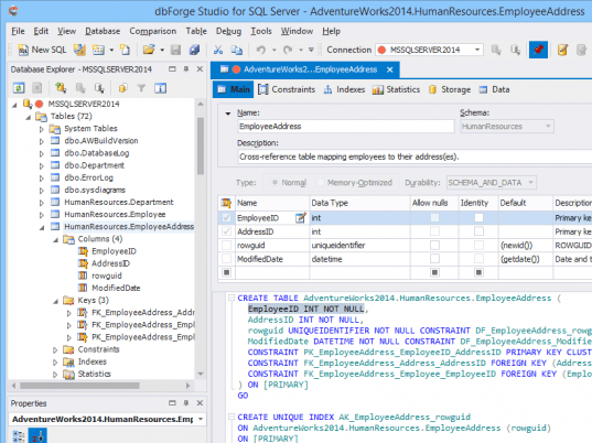 dbForge Studio for SQL Server Screenshot 1