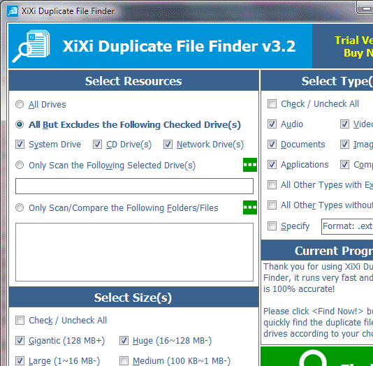 XiXi Duplicate File Finder Screenshot 1