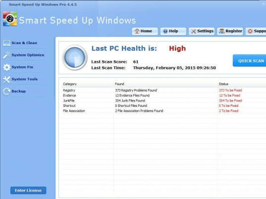 Smart Speed Up Windows Pro Screenshot 1