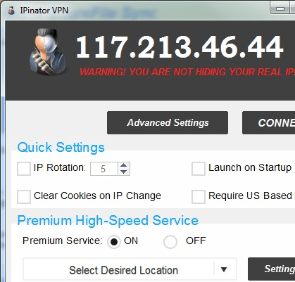 IPinator VPN Screenshot 1