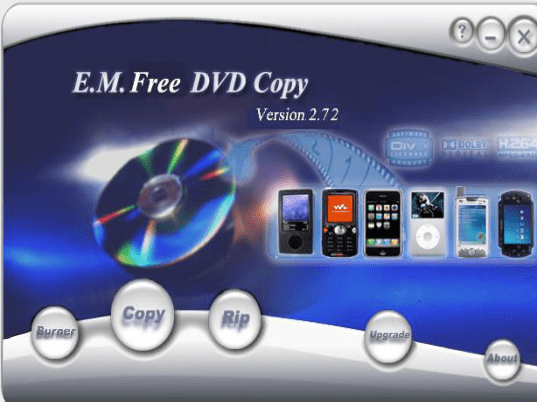 E.M. Free DVD Copy Screenshot 1
