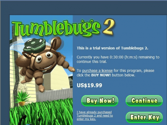 Tumble Bugs Screenshot 1