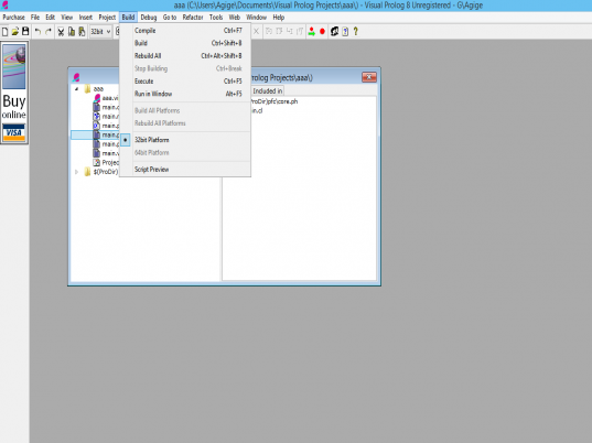 Visual Prolog Screenshot 1
