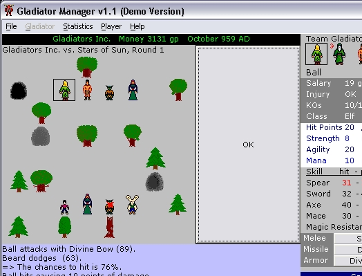 Gladiator Manager Screenshot 1