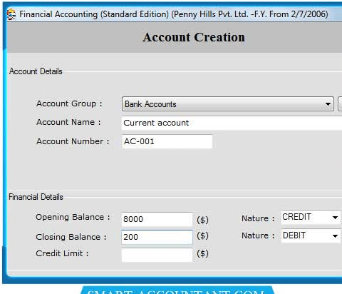 Accounting Software with Barcode Screenshot 1