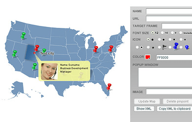 Pinpoint Locator Map of USA Screenshot 1