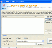 PDF to AutoCAD Converter (PDF to CAD Converter) Screenshot 1
