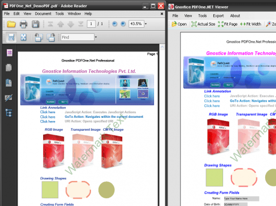 PDFOne .NET ProPlus Screenshot 1