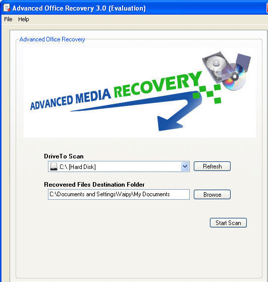 Advanced Office Recovery Screenshot 1