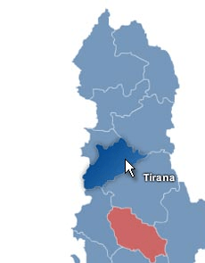 Albania Map Locator Screenshot 1