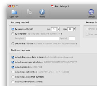 PDF Password Unlocker Screenshot 1