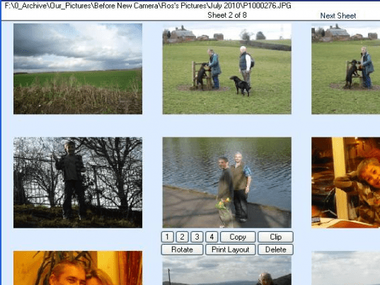 Photo Browse and Paste Lite Portable Screenshot 1