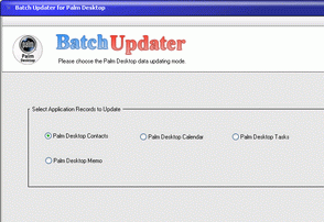 BatchUpdater for Palm Desktop Screenshot 1