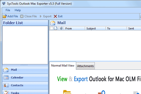 Export OLM Screenshot 1